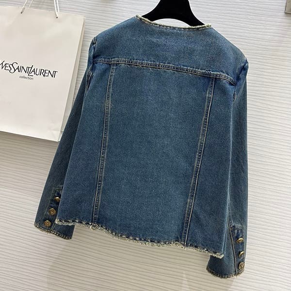 確保済みサンローラン 偽物 クラシック デニムジャケット Sam46444